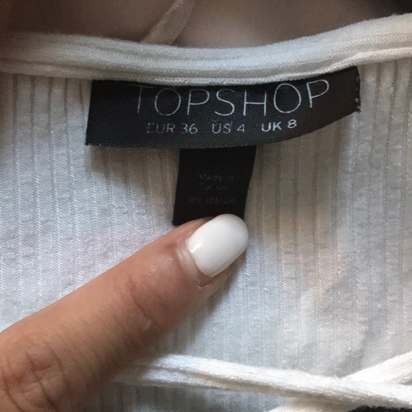 🐚 Ribbed mid sleeve top - Picture 2 of 3